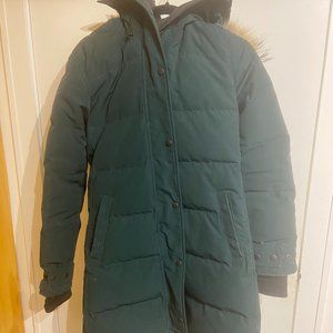 Canada Goose mid-thigh winter jacket
